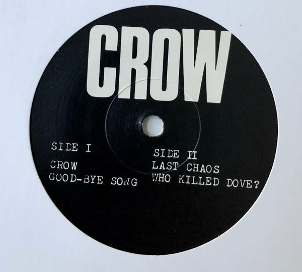 CROW (クロウ) - Who Killed Dove? (US 限定再発 ブラック・ヴァイナル 7"/ New)