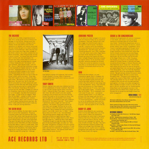 V.A. (60's 英国Decca社所属ガールPOPコンピ) - Love Hit Me! Decca Beat Girls 1963-1970 (UK-EU 限定リリース LP/New)