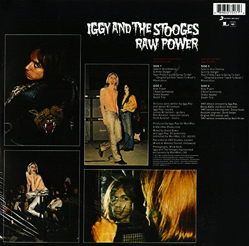 IGGY AND THE STOOGES (イギー & ザ・ストゥージーズ) - Raw Power ((EU '17 限定再発スペシャルエディション 180グラム 2xLP+16頁ブックレット-見開きジャケ/New)