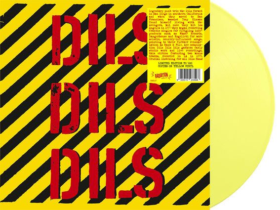 DILS, THE (ザ・ディルズ) - Dils Dils Dils (Italy 500枚限定再発イエローヴァイナル LP/ New)