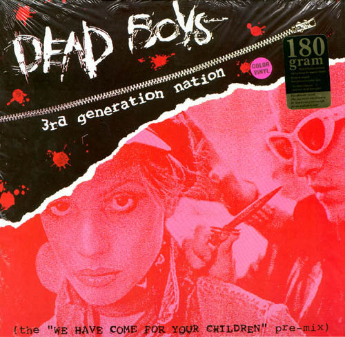 DEAD BOYS (デッド・ボーイズ) - 3rd Generation Nation (US Ltd.Pink Vinyl 180g LP / New)