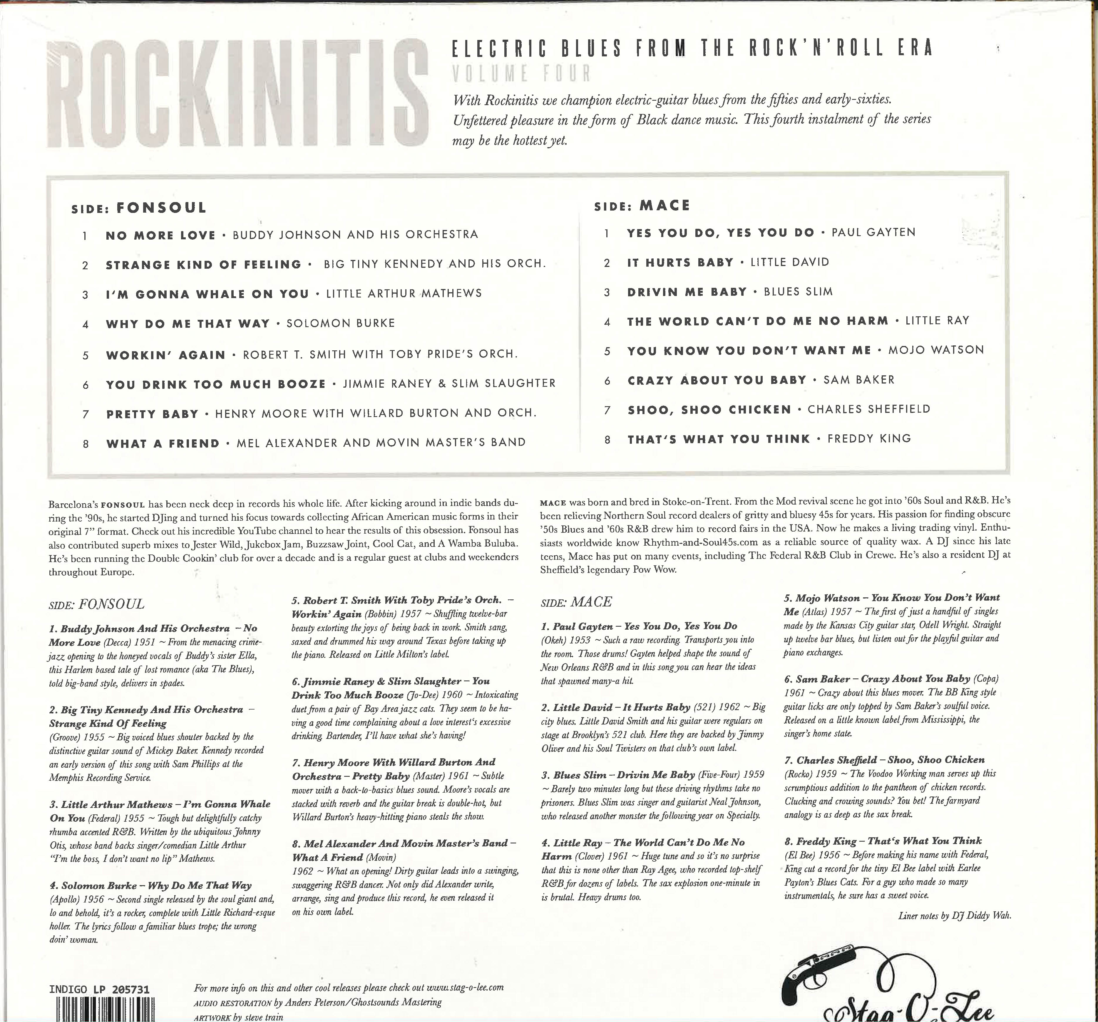 V.A. (ロッキン・ブルース編集シリーズ) - Rockinitis Vol.4 (German 500枚限定ナンバリング入り180g「イエローVINYL」l LP/New)