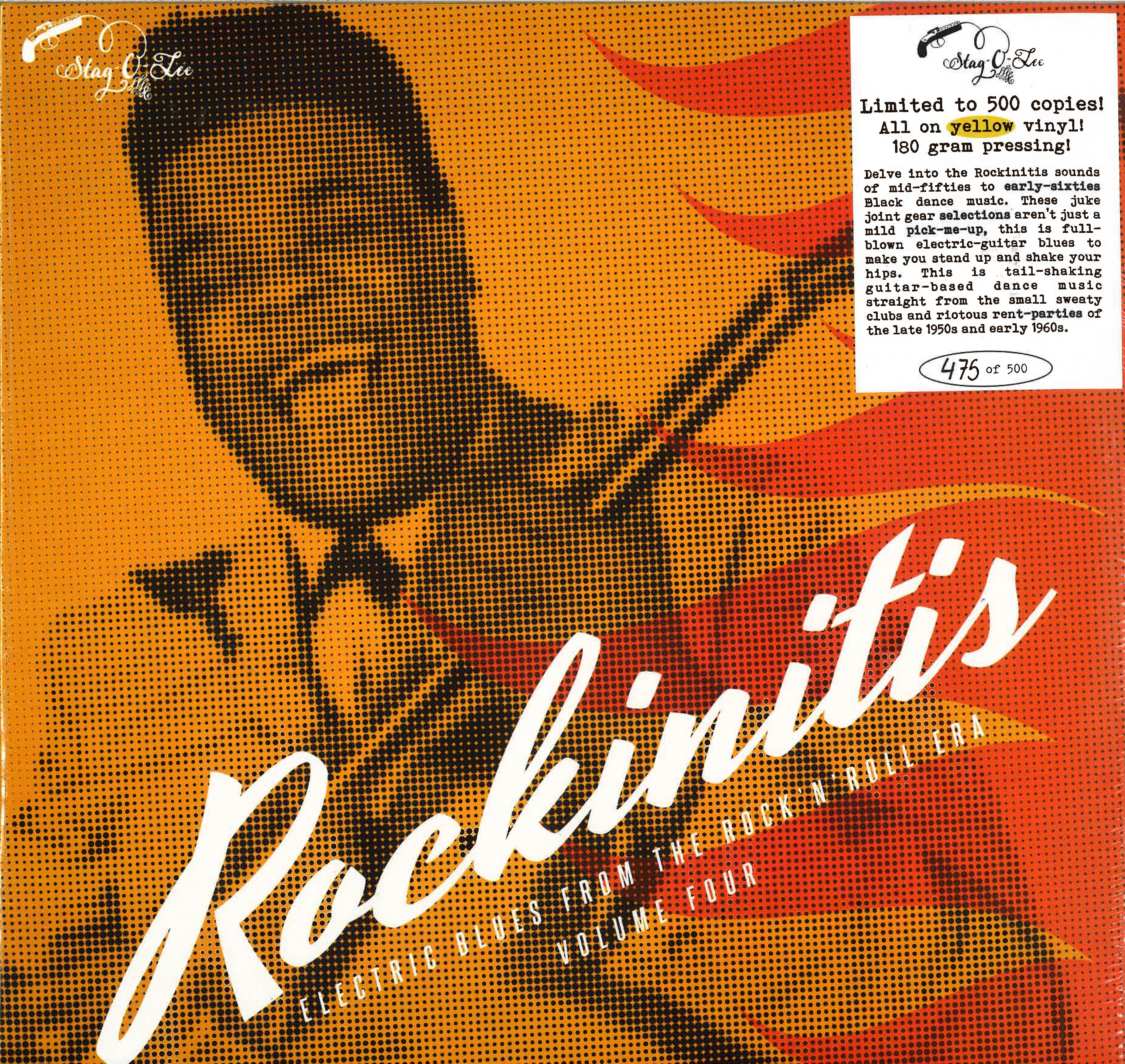 V.A. (ロッキン・ブルース編集シリーズ) - Rockinitis Vol.4 (German 500枚限定ナンバリング入り180g「イエローVINYL」l LP/New)