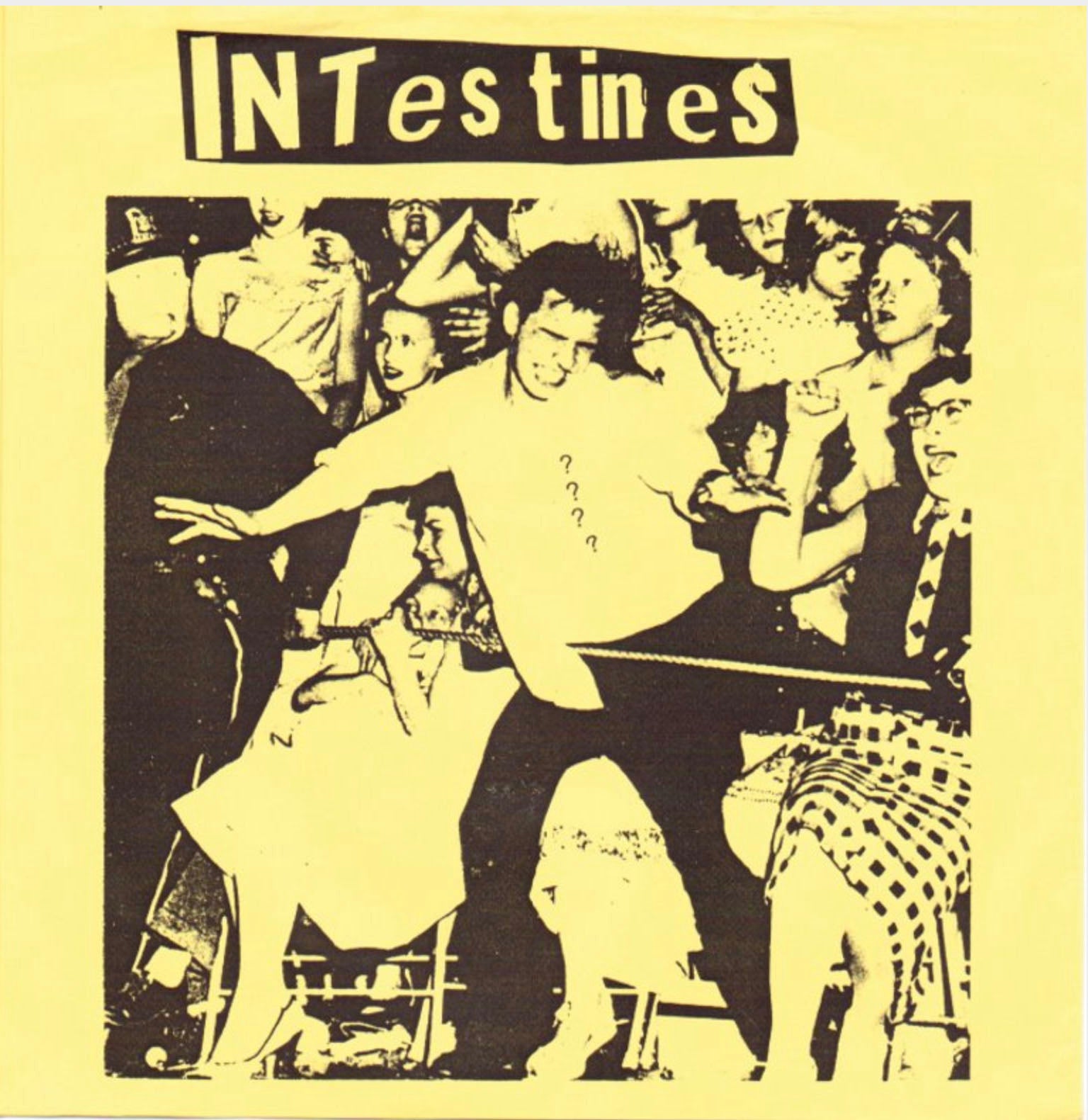 INTESTINES (インテスティンズ) - Life In A Cardboard Box (UK 限定ナンバリング入り正規再発 7"/黄色ジャケ「廃盤 New」)