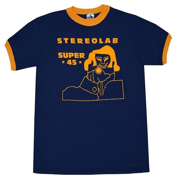 STEREOLAB (ステレオラブ) - Super 45 Ringer (US Limited T-Shirts/NEW)