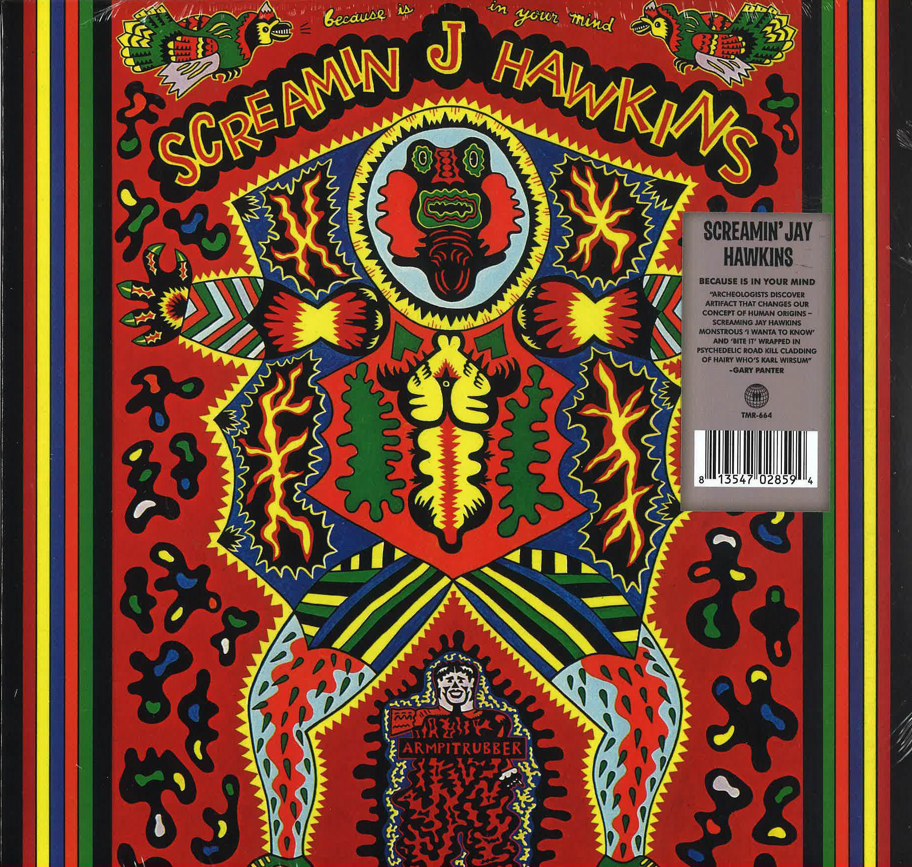 SCREAMIN’ JAY HAWKINS (スクリーミン・ジェイ・ホーキンス) - Because Is In Your Mind (US サードマン社限定復刻再発 180g LP/New) '70年名作アルバム