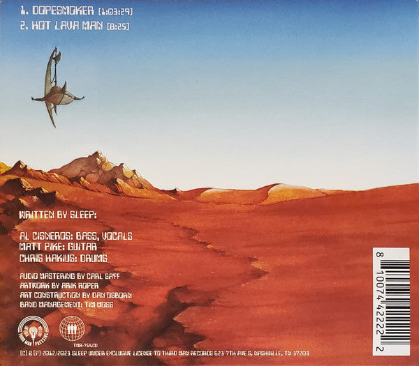 SLEEP (スリープ) - Dopesmoker (US 限定復刻リマスター再発 CD/NEW)
