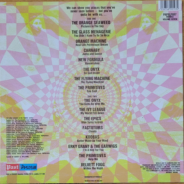 V.A. (V.A. ペブルス英国版「MODフリークビート/サイケ」編。) - Rubble Vol.7 : Pictures In The Sky (UK Ltd.Reissue LP/廃盤 New)
