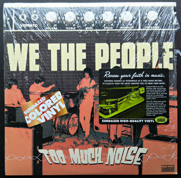WE THE PEOPLE (ウィー・ザ・ピープル) - Too Much Noise (US Sundazed Ltd.Color Vinyl LP/New)