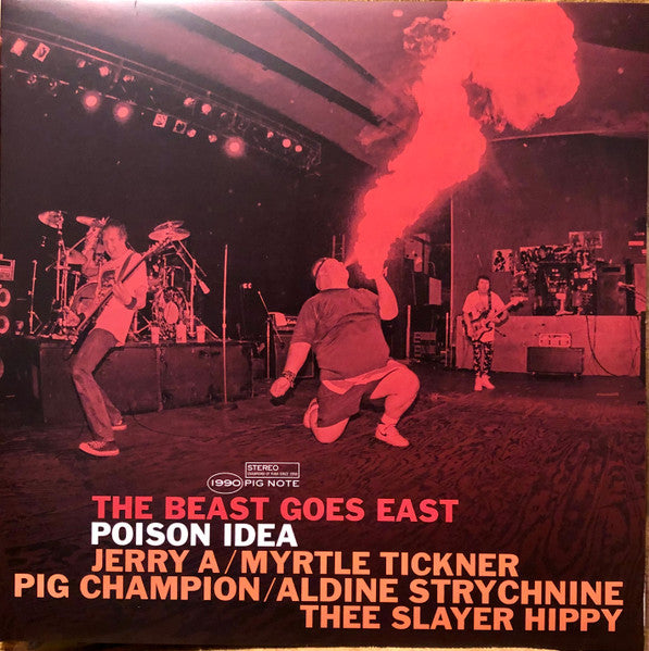 POISON IDEA (ポイズン・アイデア) - The Beast Goes East (US 800枚限定「黒盤」LP/ New) ブックレット&ポスター付き!