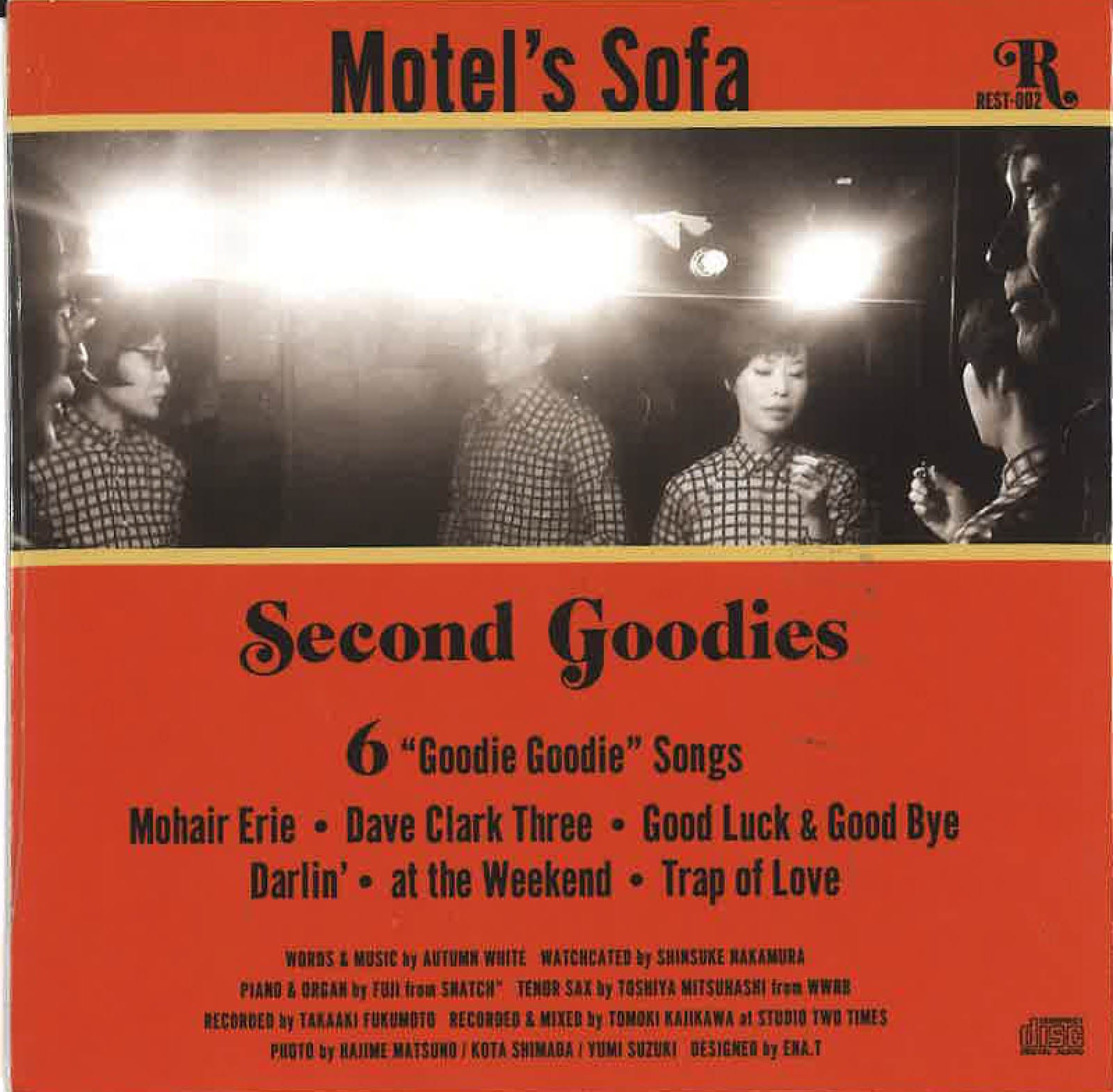 MOTEL'S SOFA (モーテルズ・ソファ) - Second Goodies (Japan CD/New ) 特典ステッカー付!
