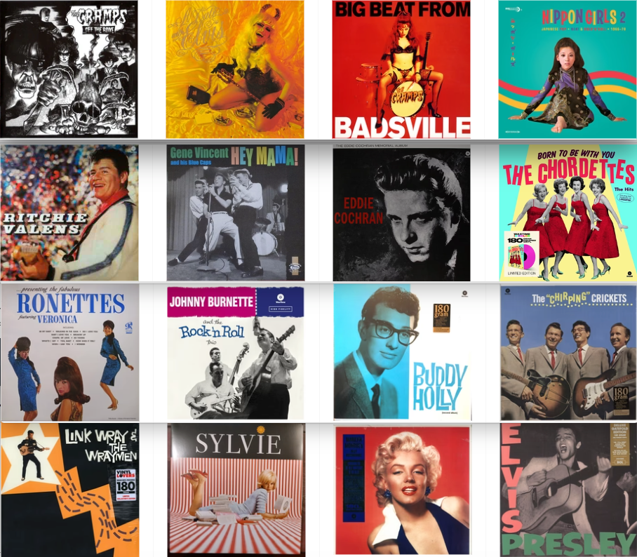 6/7（金）新旧  R&Rオールディーズ + ガレージ LP,  CD x 25 点入荷中！