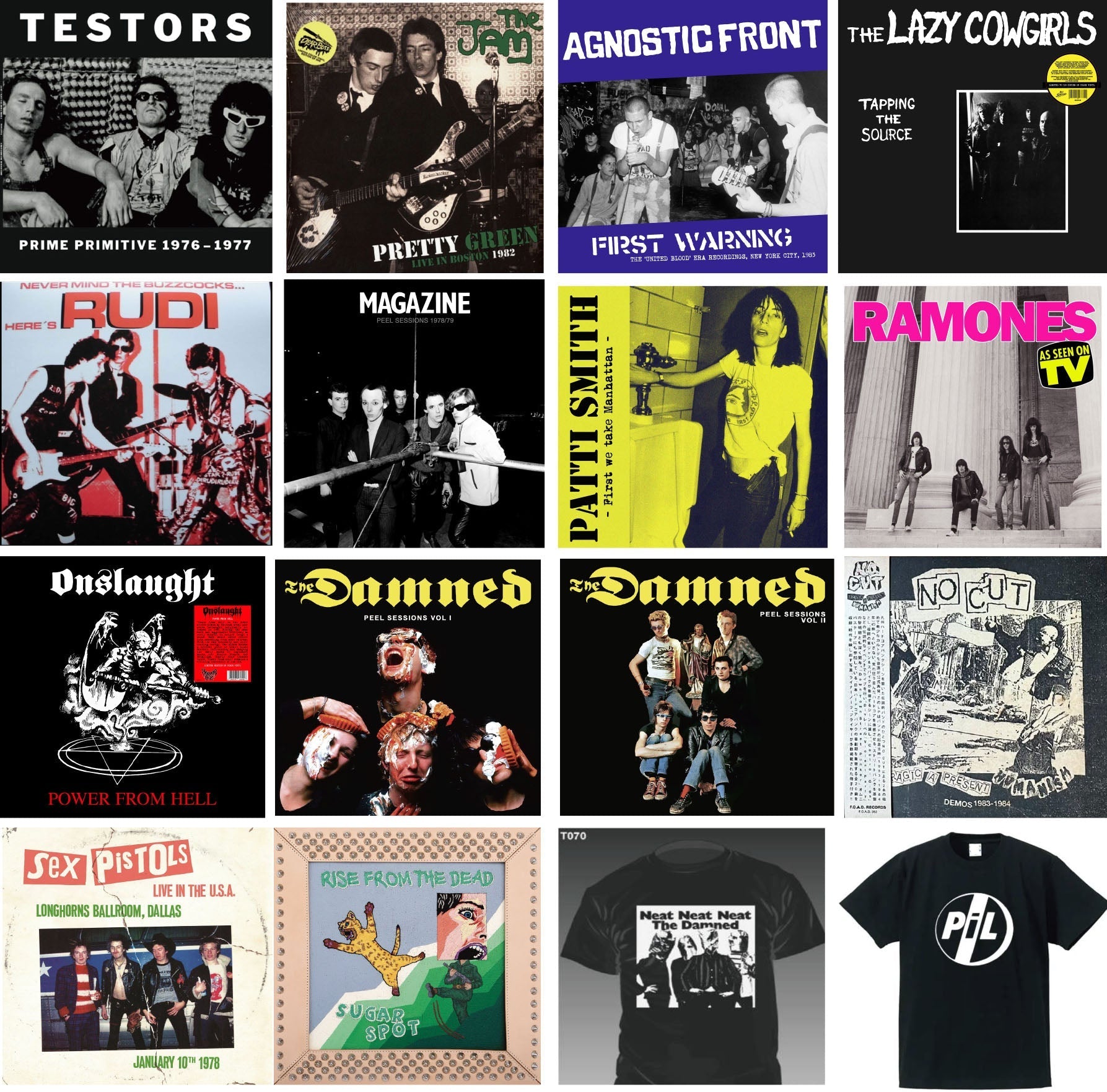 新着 パンク、ハードコア [新品] 新旧 LP、CD、7インチ、T-シャツ 70点 入荷中！