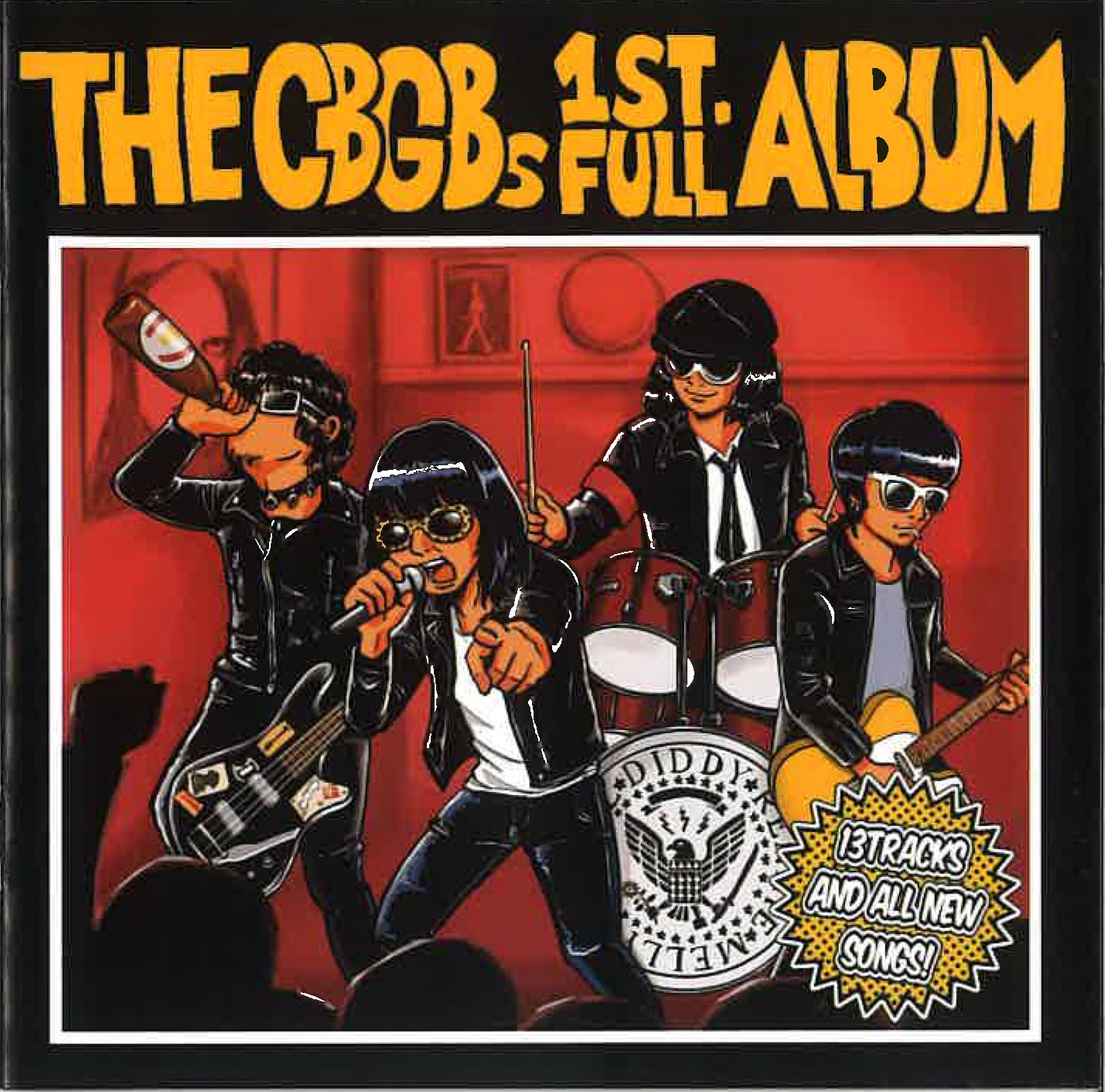 CBGBs, THE (ザ・シビジビズ)  - The CBGBs 1st Full Album (日本500枚限定自主制作13曲入りCD / New) 名古屋パンク・バンド'25年デビューアルバム！特典ステッカー付き
