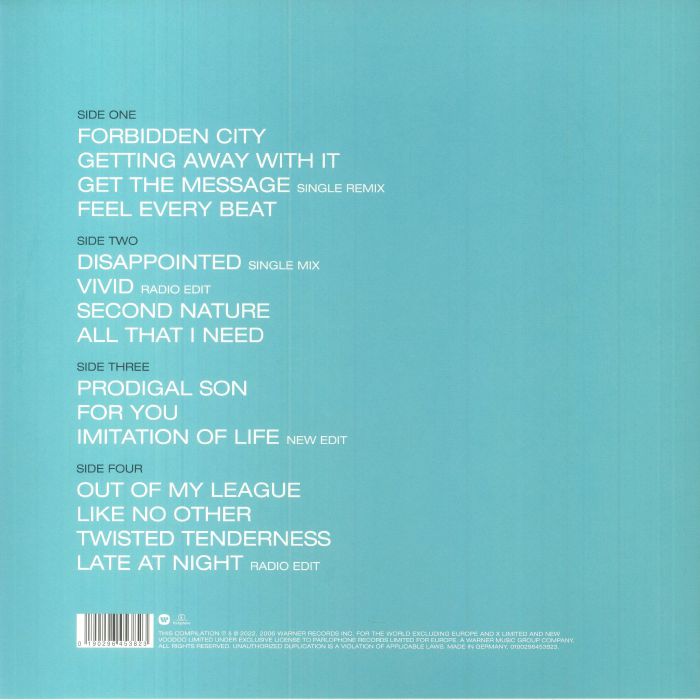ELECTRONIC (エレクトロニック)  - Get The Message The Best Of Electronic (Worldwide 限定復刻再発 2xLP/NEW) '06年ベストアルバム