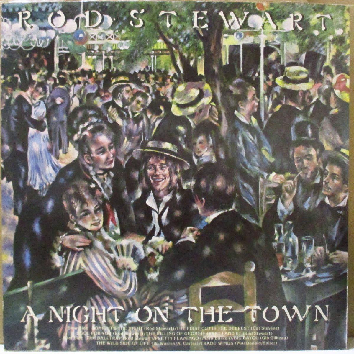 ROD STEWART (ロッド・スチュワート)  - ナイト・オン・ザ・タウン - A Night On The Town (Japan オリジナル LP+インサート/帯欠) '76年7thアルバム