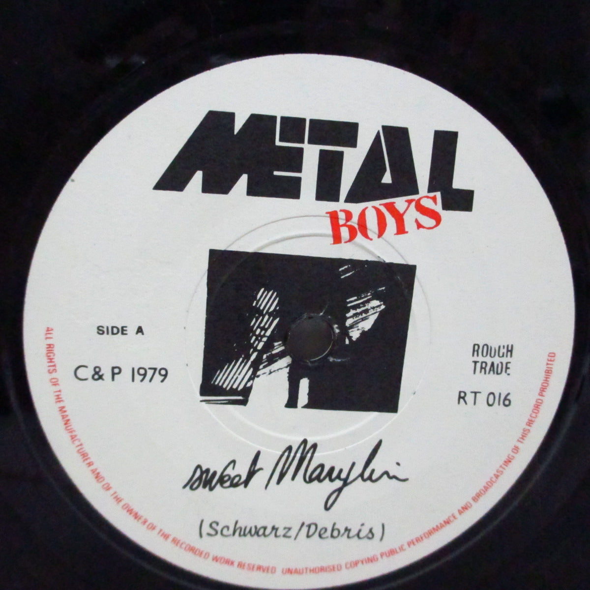 METAL BOYS (メタル・ボーイズ)  - Sweet Marylyn (UK オリジナル 7"+光沢固紙折り返しジャケ)