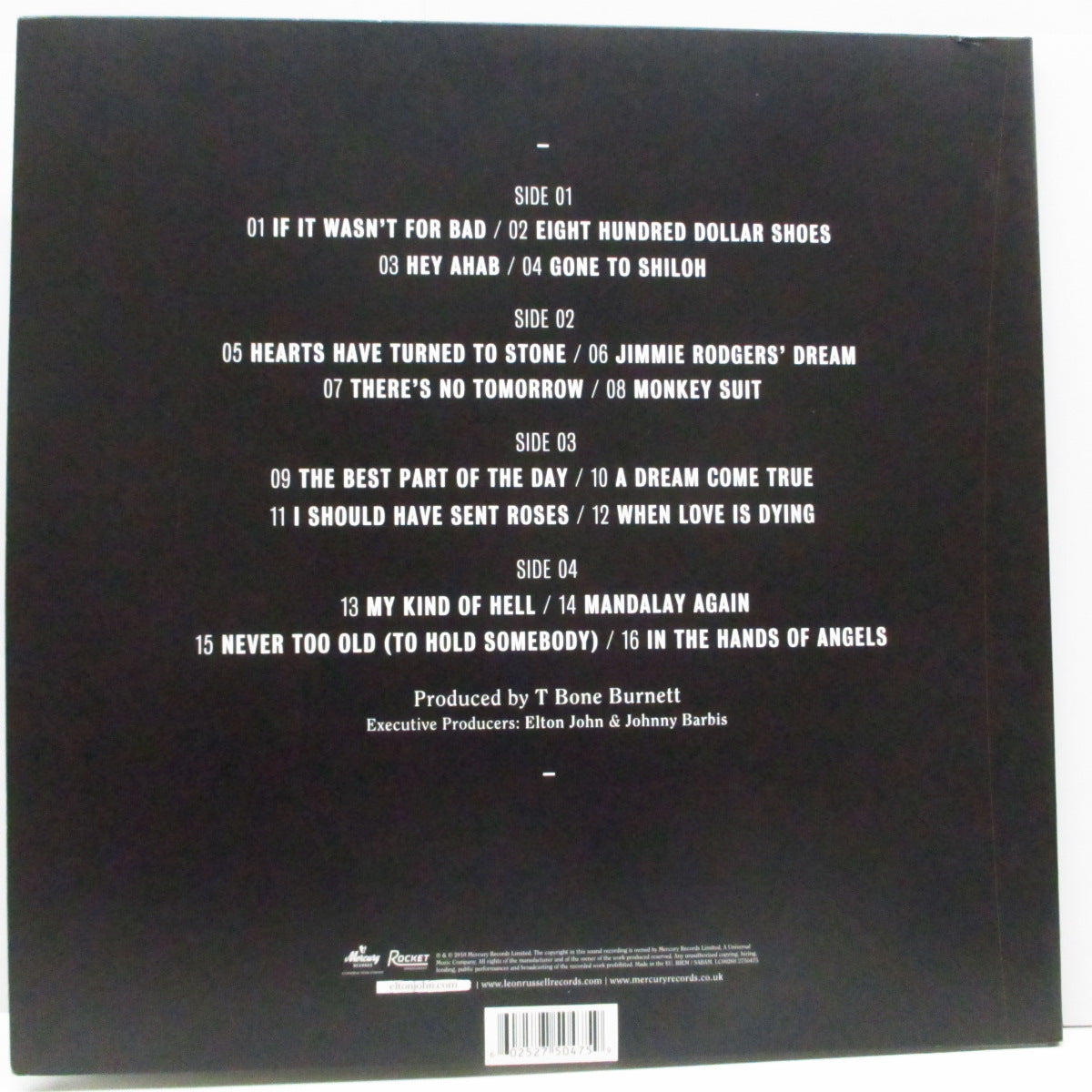 ELTON JOHN / LEON RUSSELL (エルトン・ジョン / レオン・ラッセル)  - The Union (EU オリジナル 2xLP+インナー/見開ジャケ) 2010年2枚組！