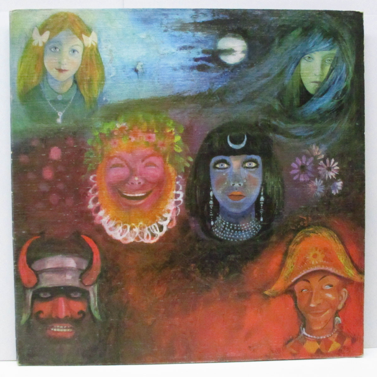 KING CRIMSON (キング・クリムゾン)  - In The Wake Of Poseidon (UK オリジナル「白iロゴ有」ピンクラベLP/ざら紙見開ジャケ) マトA1/B1