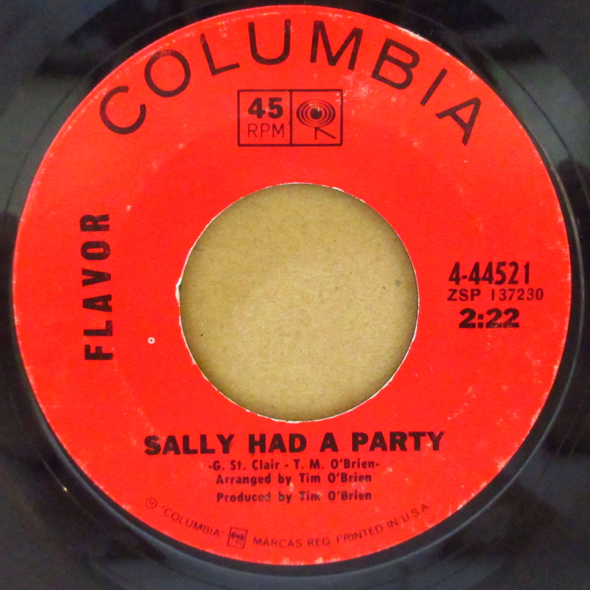 FLAVOR (フレイヴァー)  - Sally Had A Party / Shop Around (US '68 オリジナル7インチ)MODバブルガム・ガレージ！
