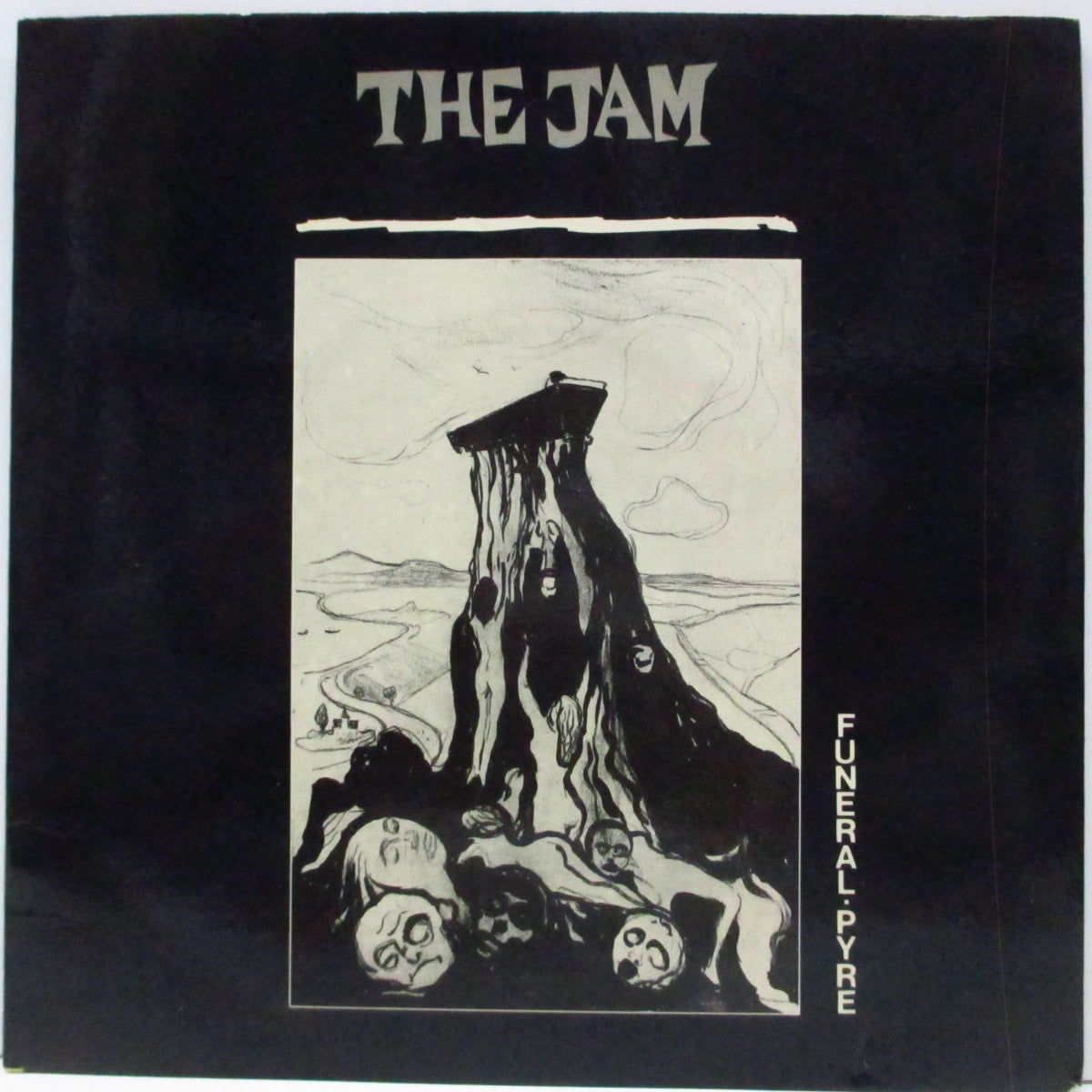 JAM, THE (ザ・ジャム)  - Funeral Pyre (UK オリジナル「フラットセンター」7"/両面光沢ジャケ) フレンチプレス Ver.