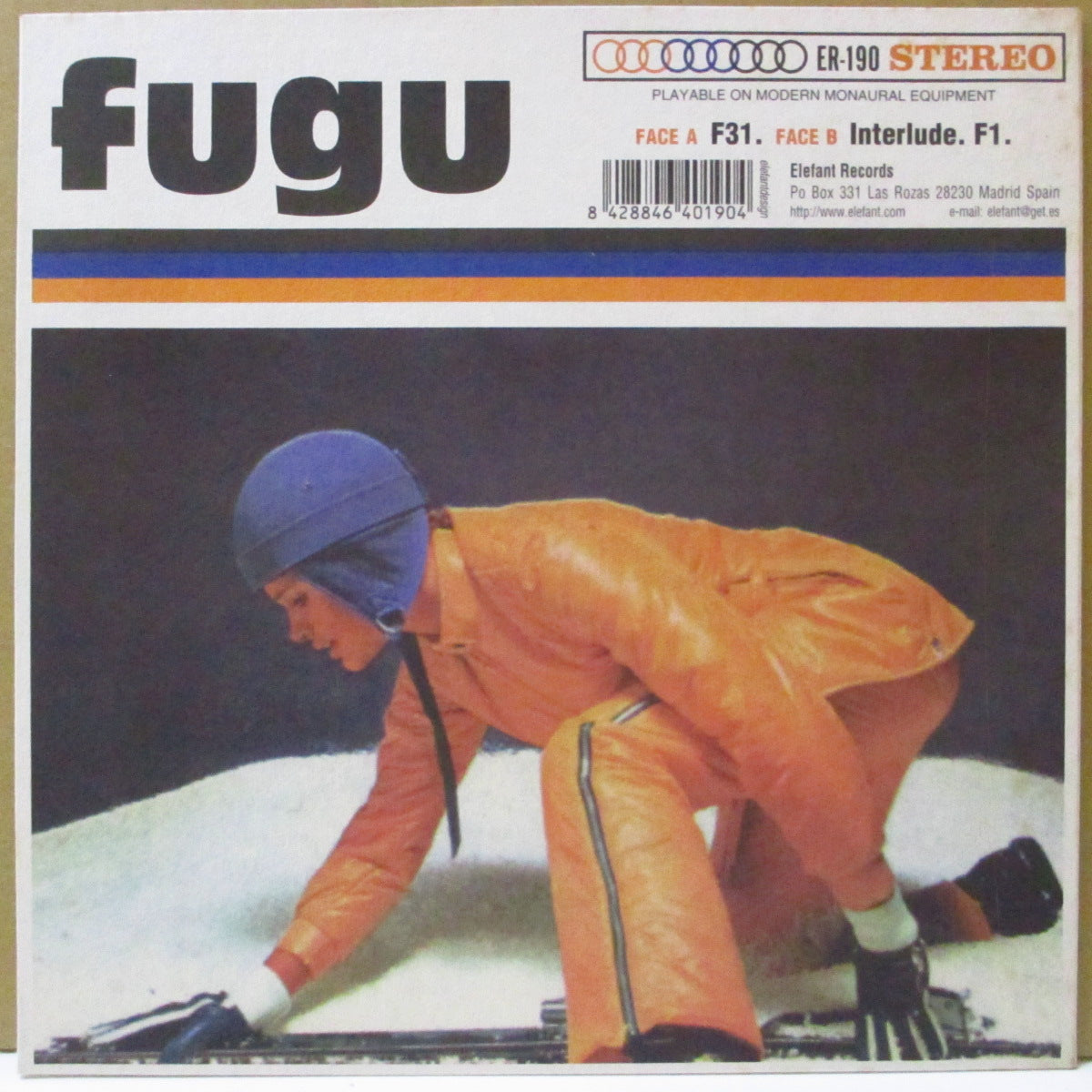 FUGU (フギュ)  - F31 +2 (Spain '98 オリジナル3曲入り「ホワイトヴァイナル」 7インチ+ざら紙ジャケ)