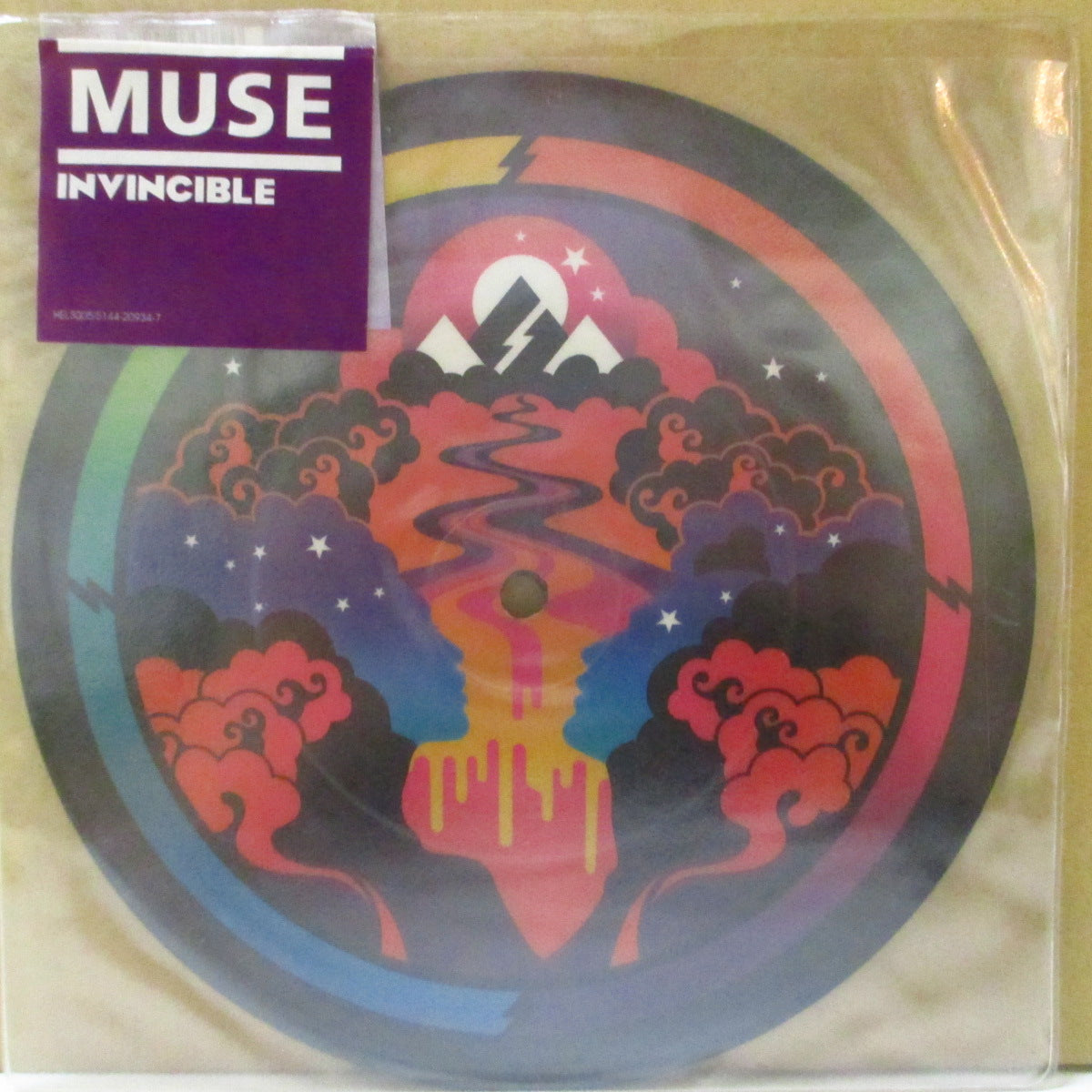 MUSE (ミューズ)  - Invincible (UK '07 限定「ピクチャー」 7インチ+レアステッカー付きPVC)