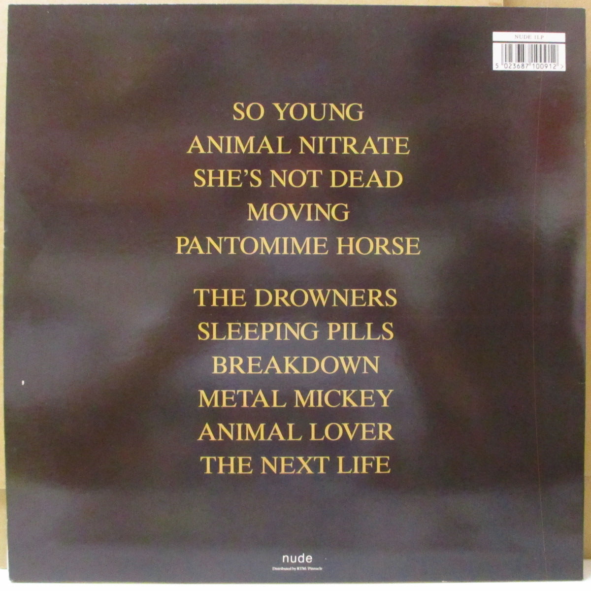 SUEDE (スウェード)  - S.T. <1st Album> (UK オリジナル LP+固紙インナー) 初回Nude社オリジナル、近年稀な美品！