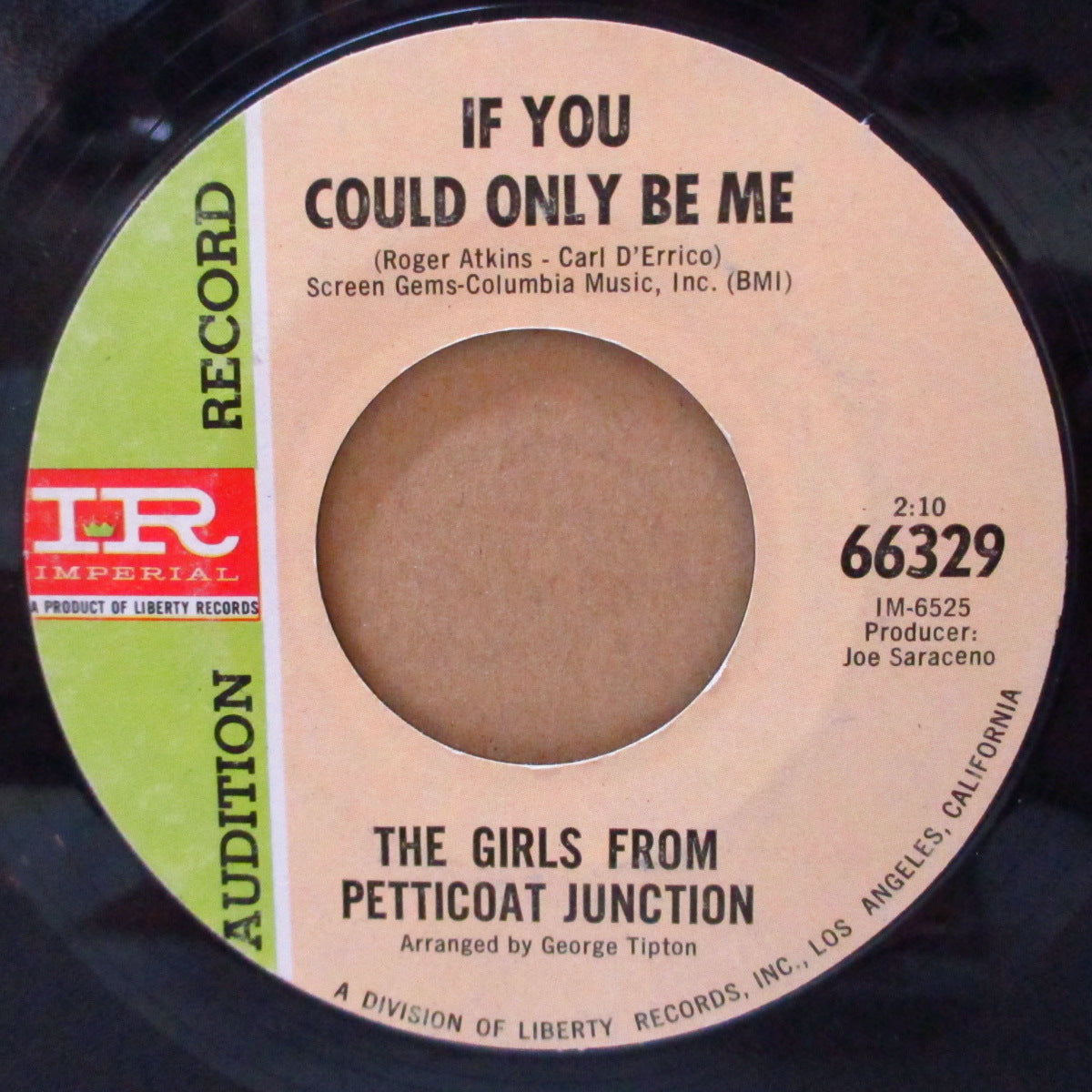 GIRLS FROM PETTICOAT JUNCTION, THE (ザ・ガールズ・フロム・ペチコート・ジャンクション)  - I'm So Glad That You Found Me (US '68 プロモ 7インチ)極上美メロ脱力キュート・サンシャインポップ!