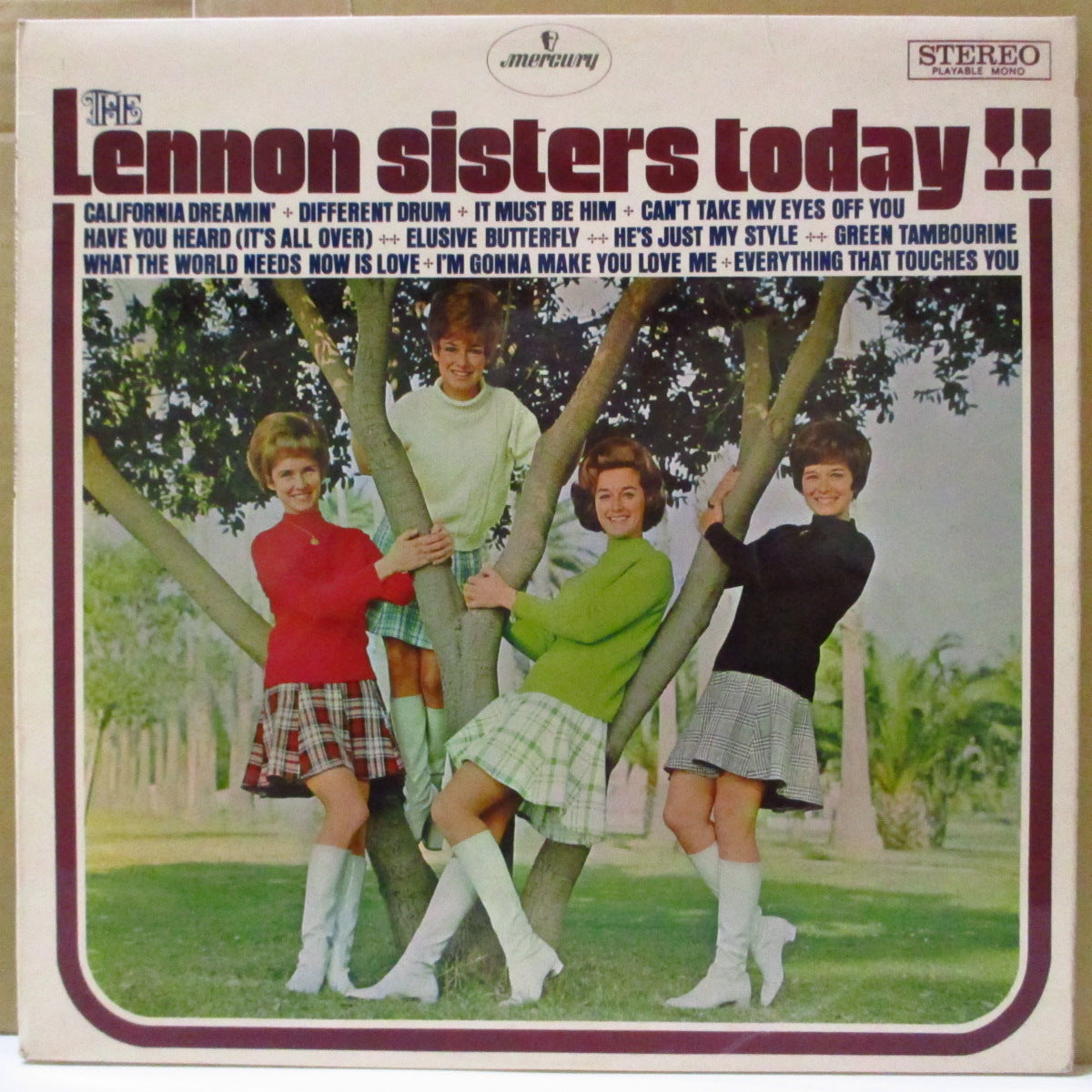 LENNON SISTERS, THE (ザ・レノン・シスターズ)  - Today (UK '68 オリジナル・ステレオ LP)サンシャインポップ好きにドススメ！姉妹グループ名作