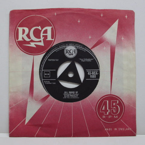 ELVIS PRESLEY (エルヴィス・プレスリー)  - Heartbreak Hotel (UK RCA '58 Reissue 7"+CS) 