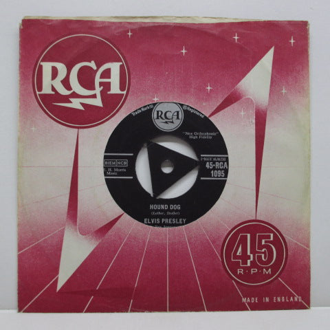 ELVIS PRESLEY (エルヴィス・プレスリー)  - Hound Dog (UK '58 RCA 2nd Press 7"+CS)