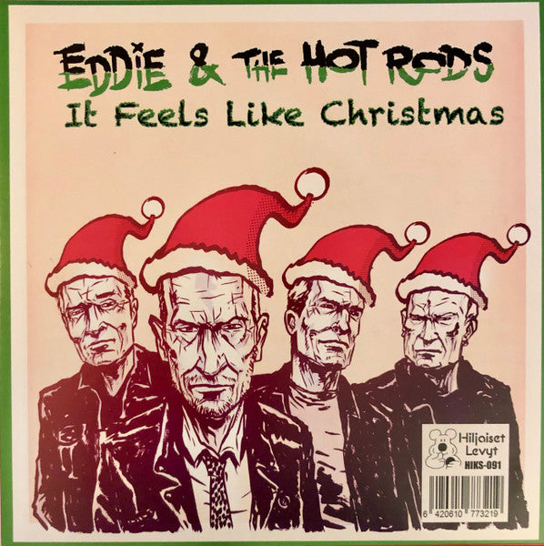 EDDIE AND THE HOT RODS / VAPORS, THE (エディー & ザ・ホット・ロッズ / ザ・ヴェイパーズ)  - It Feels Like Christmas / Hey Baby...It's Christmas (Finland 限定プレス 7"/ New) パンク・クリスマス！