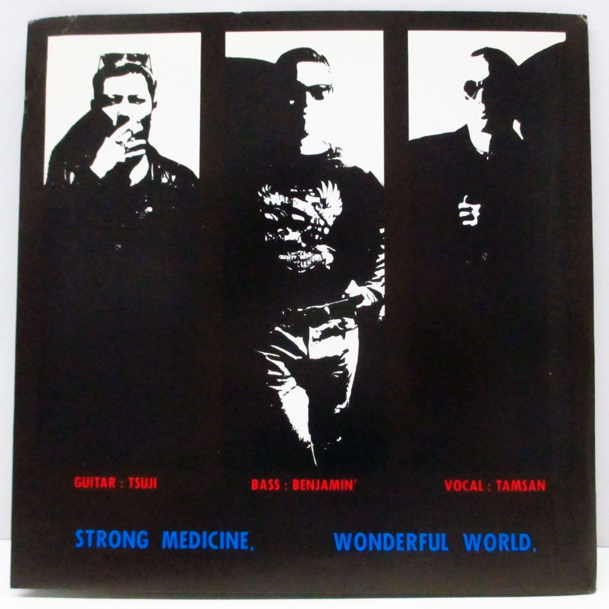 COCKNEY COCKS (コックニー・コックス)  - Wonderful World / Strong Medicine (Japan オリジナル 7"+光沢固紙ジャケ) '89年サードシングル！