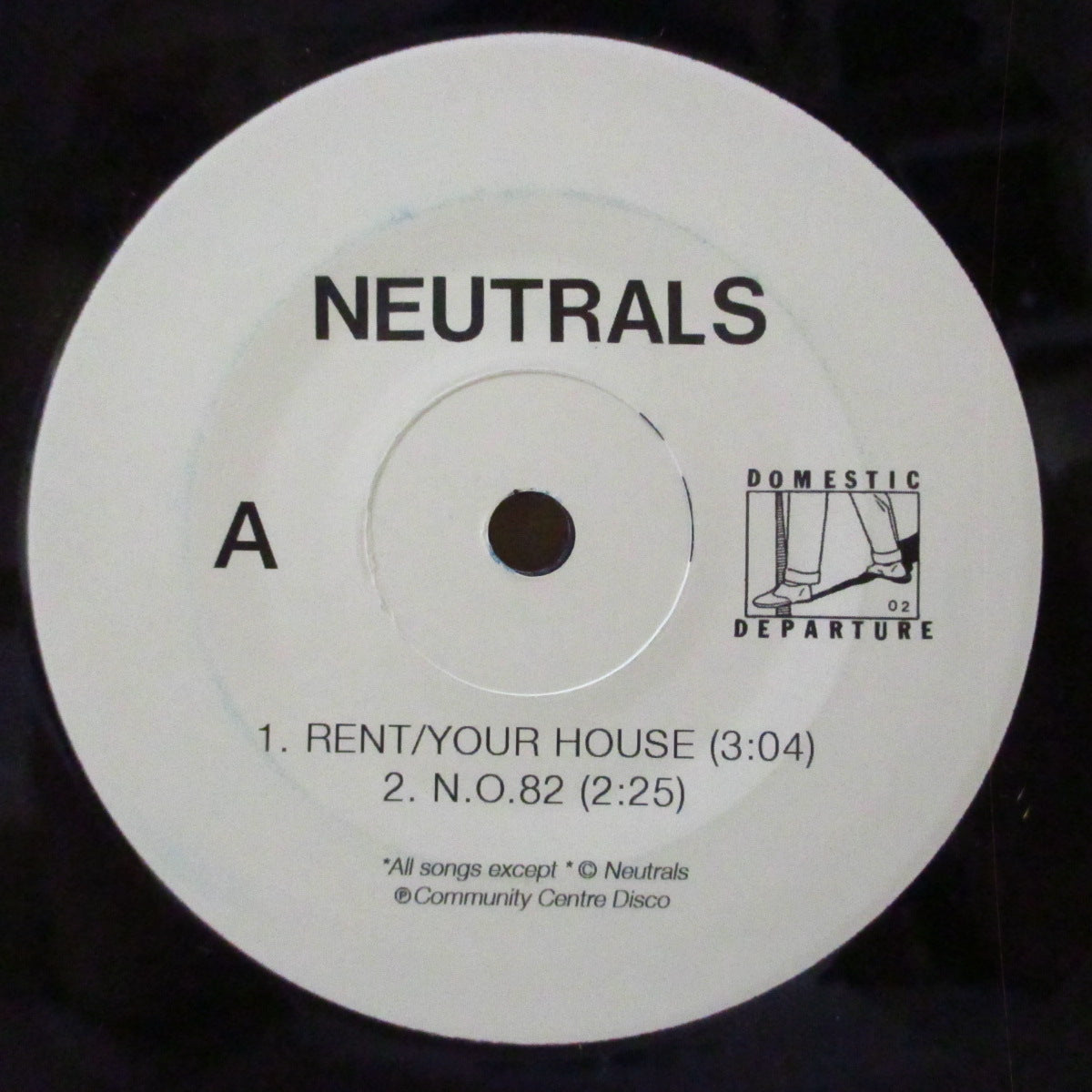 NEUTRALS (ニュートラルズ)  - Rent/Your House +3 (US '23 限定300枚再発33回転4曲入り 7インチ＋「グリーン」光沢ジャケ, インサート)