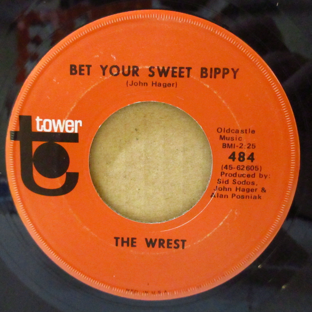 WREST, THE (ザ・レスト)  - Bet Your Sweet Bippy (US '69 タワー社再発 7インチ)バブルガム・ポップ＆ルーズなサイケポップ！