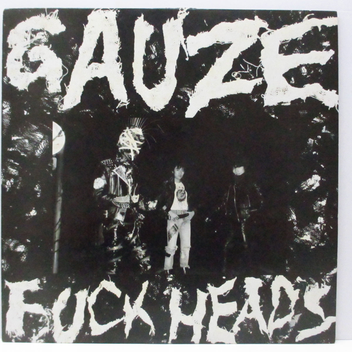 GAUZE (ガーゼ)  - Fuck Heads (Japan オリジナル 12"+インサート）