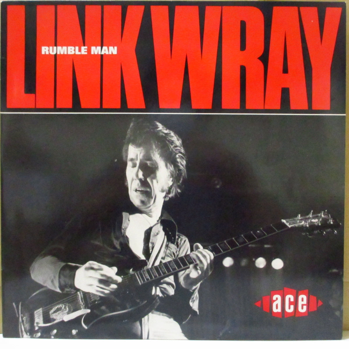 LINK WRAY (リンク・レイ)  - Rumble Man (UK '89 オリジナル・ステレオ LP)復活スタジオ録音第1弾アルバム！