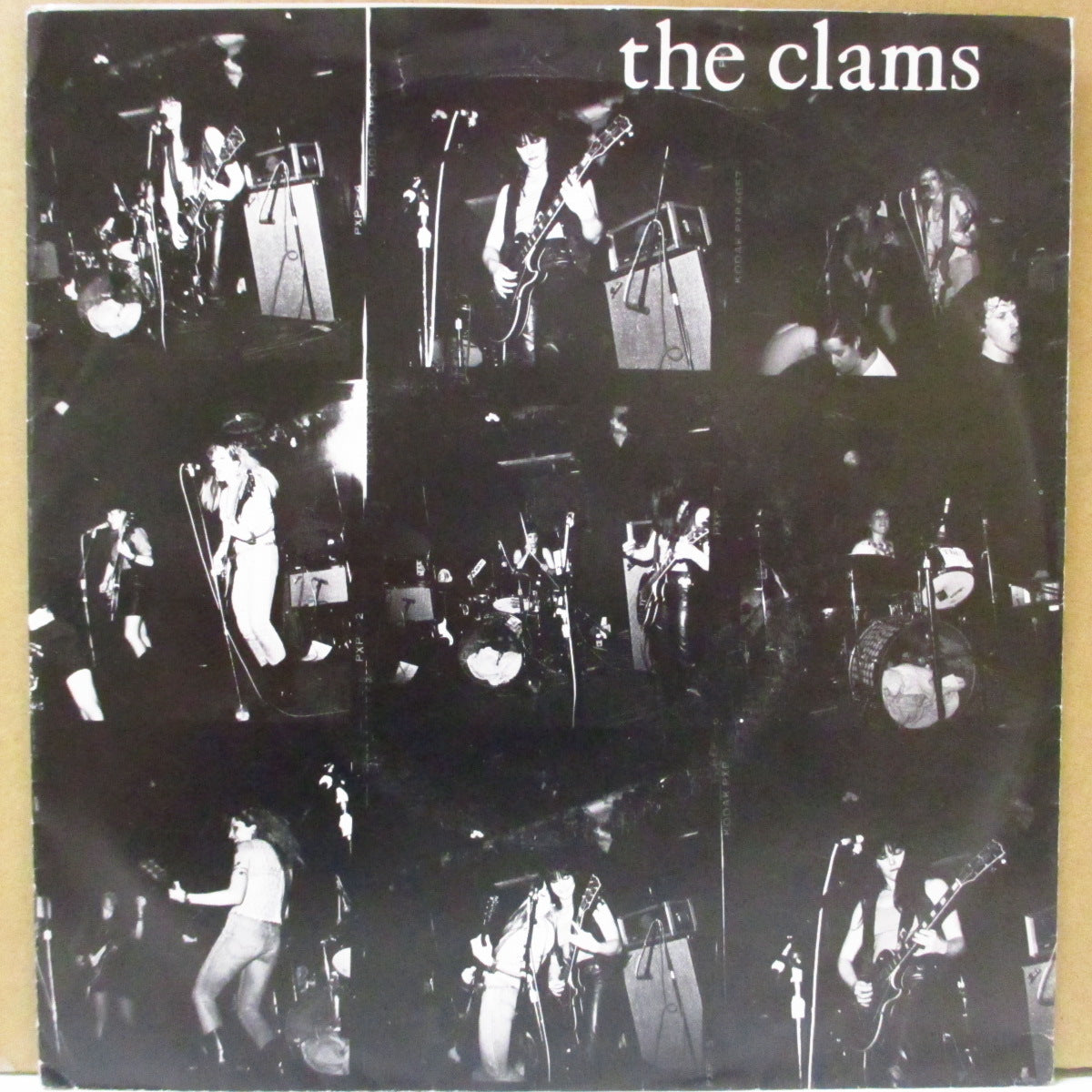 CLAMS, THE (ザ・クラムス)  - Train Song (US オリジナル 7インチ+光沢ソフト紙ジャケ) '87年シングル