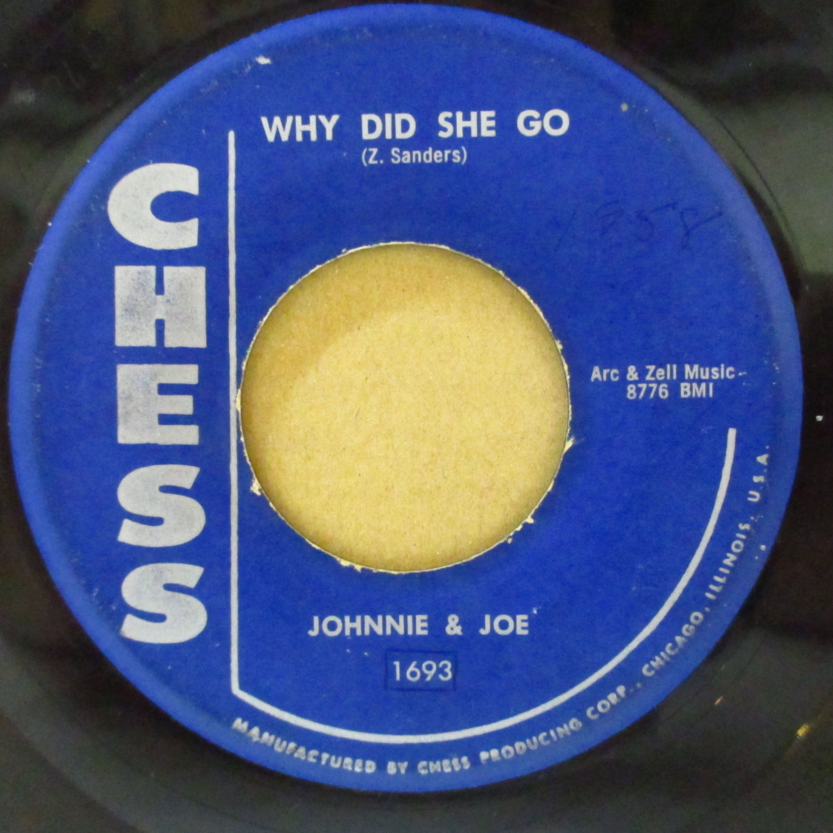 JOHNNIE & JOE (JOHNNY & JOE) (ジョニー＆ジョー)  - Why Oh Why / Why Did She Go (US '58 オリジナル7インチ)アップテンポ・ドゥワップ調R&B！