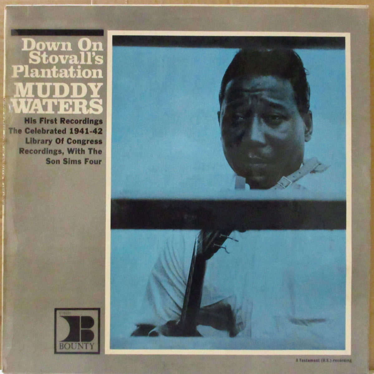 MUDDY WATERS (マディ・ウォーターズ)  - Down On Stovall's Plantation (UK '66 オリジナル・モノラル LP/両面コーティング・ジャケ)'41〜'52年貴重音源編集。