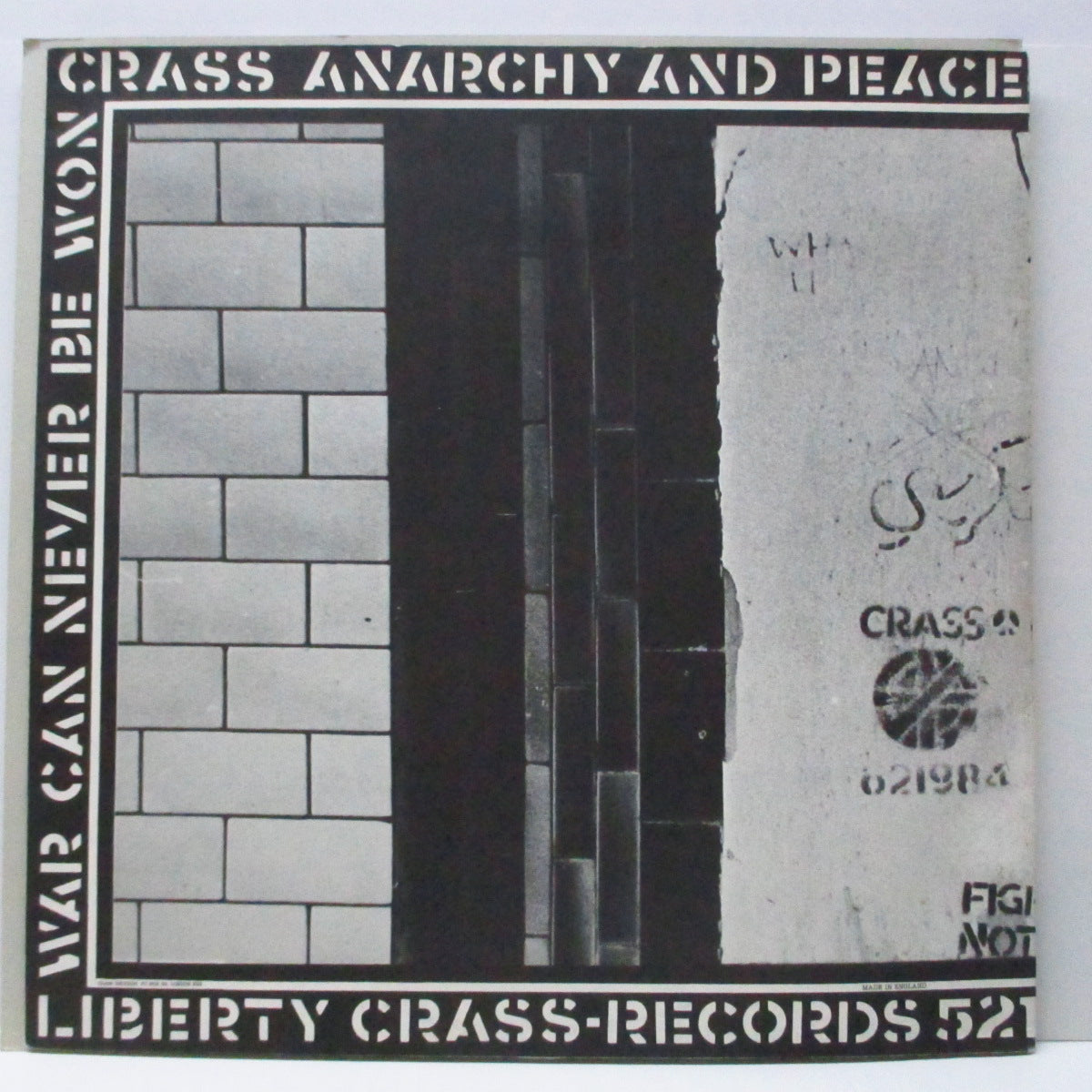 CRASS (クラス)  - Stations Of The Crass (UK 90's 再発 2xLP/価格表記の無いポスタージャケ）