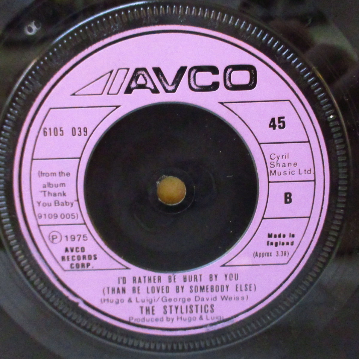STYLISTICS, THE (ザ・スタイリスティックス)  - Can't Give You Anything (But My Love) (UK '75 オリジナル 7インチ)甘茶ディスコ名曲！