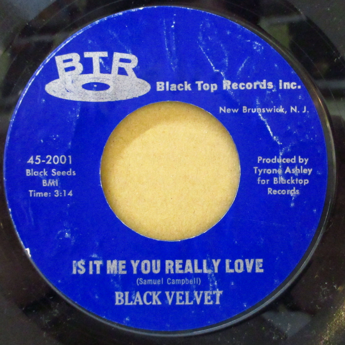 BLACK VELVET (ブラック・ヴェルヴェット)  - An Earth Quakes Coming (If You Don't Straighten Up) (US '72 オリジナル 7インチ+当時の白スリーブ)鬼レア、シスター・ファンク！