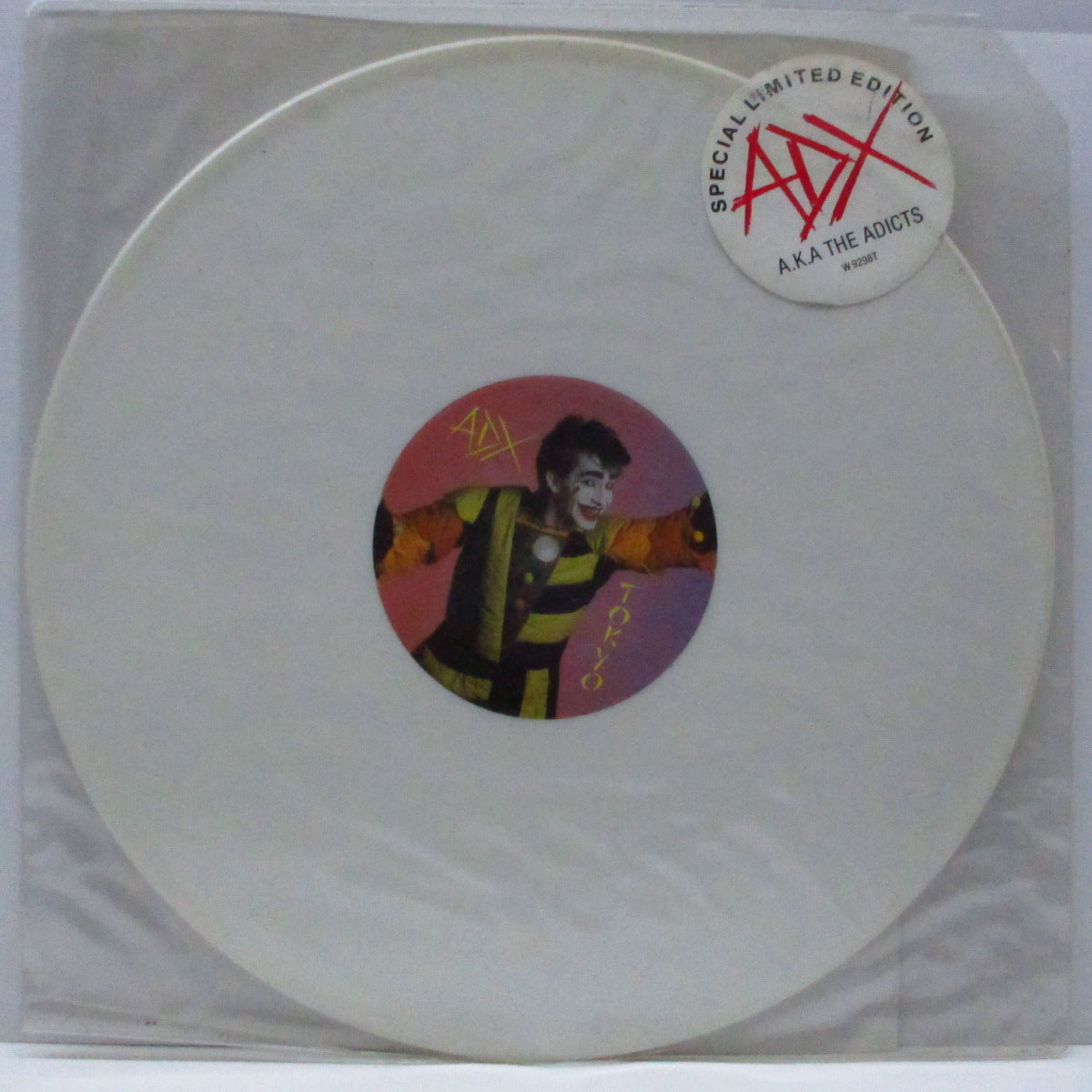 ADX (A.K.A. The Adicts) (ジ・アディクツ)  - Tokyo (UK 限定「ホワイトヴァイナル」12"/ステッカー付PVC) '84年「ADX」名義での1作目！