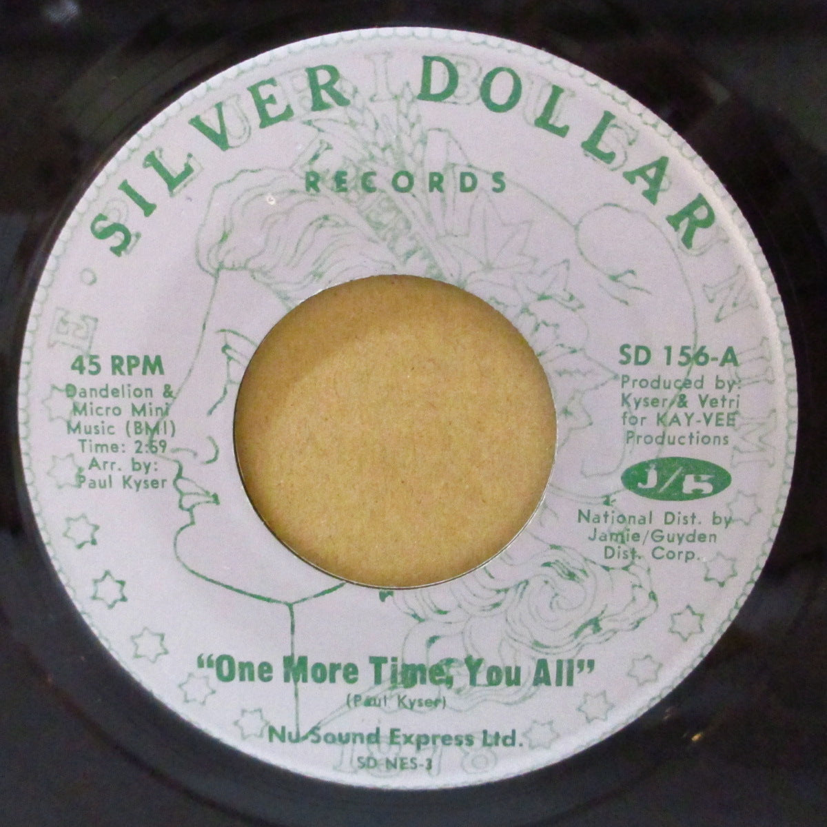 NU-SOUND EXPRESS LTD. (ニュー・サウンド・エキスプレス・リミテッド)  - One More Time, You All (US '70 オリジナル 7インチ)DJ-Shadow元ネタ、アップテンポ・FUNKYグルーヴ！