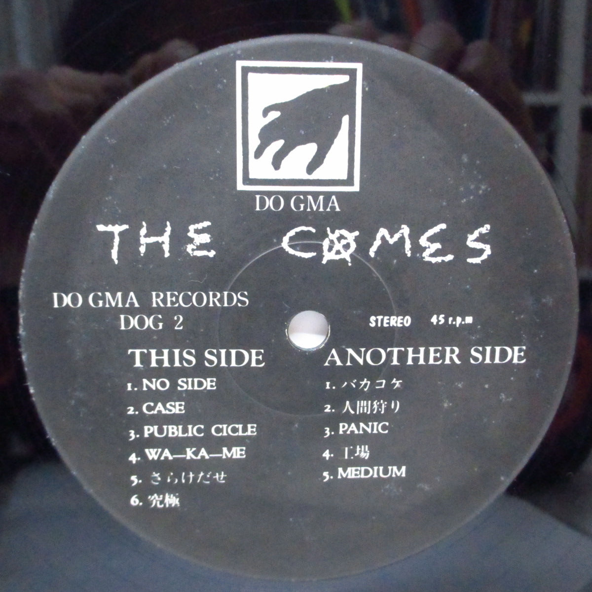 COMES, THE (ザ ・カムズ)  - No Side (Japan オリジナル 12"+インサート)