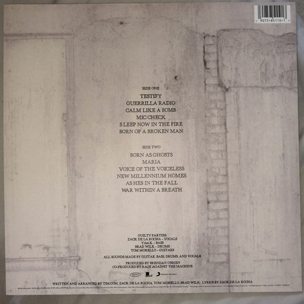 RAGE AGAINST THE MACHINE (レイジ・アゲインスト・ザ・マシーン)  - The Battle Of Los Angels (EU 限定復刻リマスター再発180グラム重量 LP/NEW)
