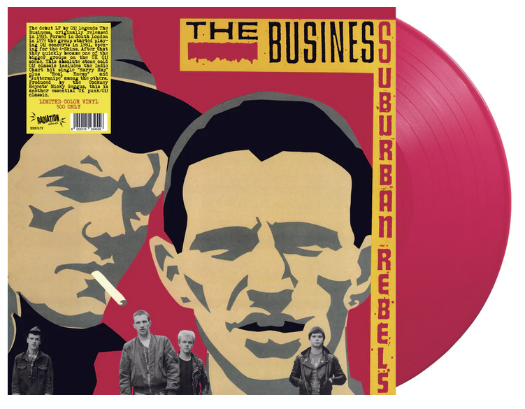 BUSINESS, THE (ザ・ビジネス) - Suburban Rebels  (Italy 正規再発「500枚限定レッドヴァイナル」 LP/ New) '83年ファーストアルバム！