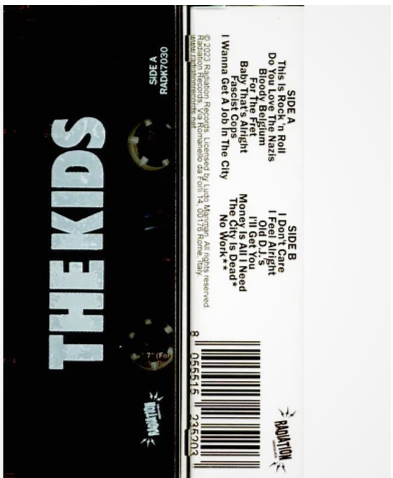 KIDS, THE (ザ・キッズ)  - S.T. (Italy 限定再発カセット / New)